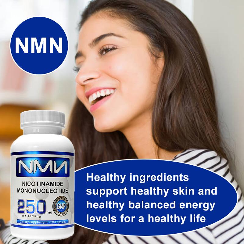 Bcuelov NMN Niacinamide Mononucleotide Capsules 250mg High Content Niacinamide Protects Skin Health and Enhances Immunity