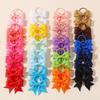 20/30/40 buc. Elastic de păr mini cu fundă dulce din panglică pentru fetițe, funde lucrate manual, elastice de păr pentru codițe, grosgrain, accesorii de păr