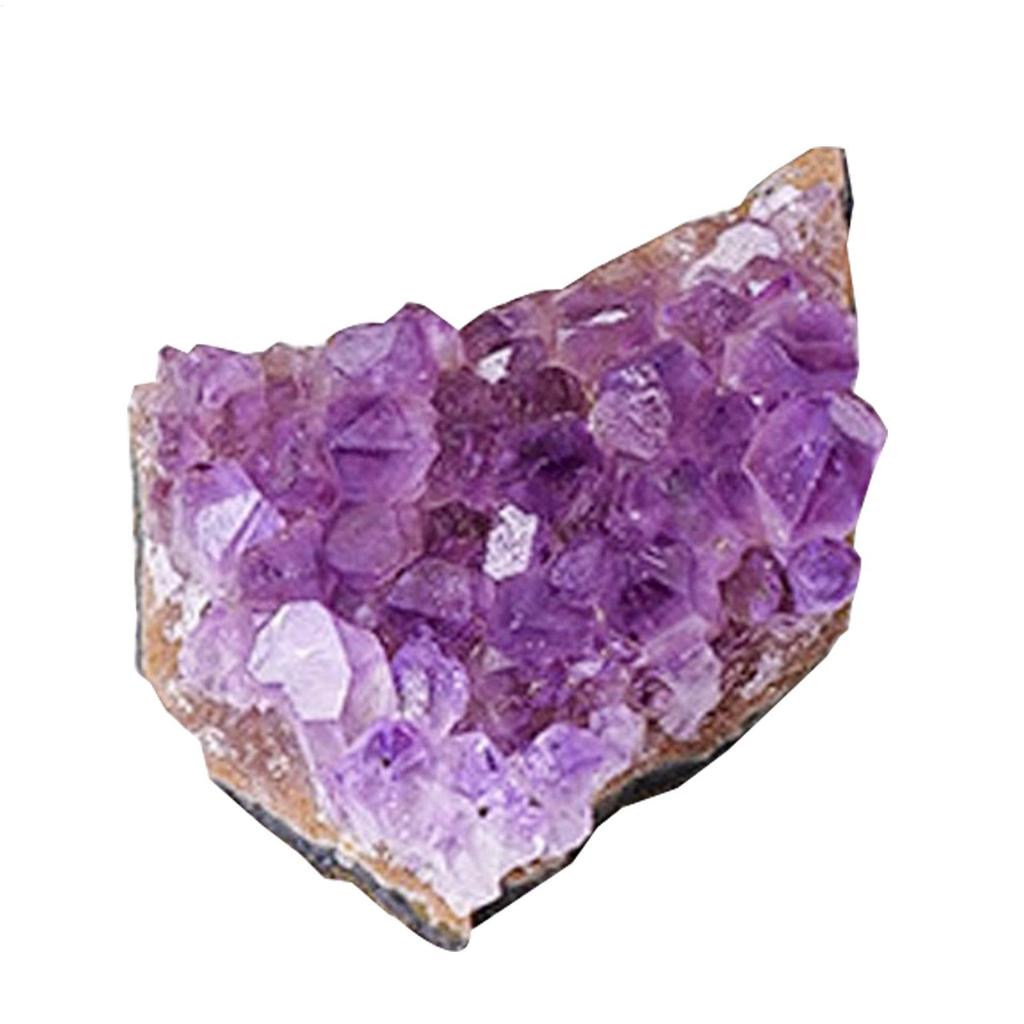 Amas d'Améthyste Cristaux et Pierres de Méditation Améthyste Naturelle en Amas Cristaux Violet Foncé Élégant & Méditation Brut