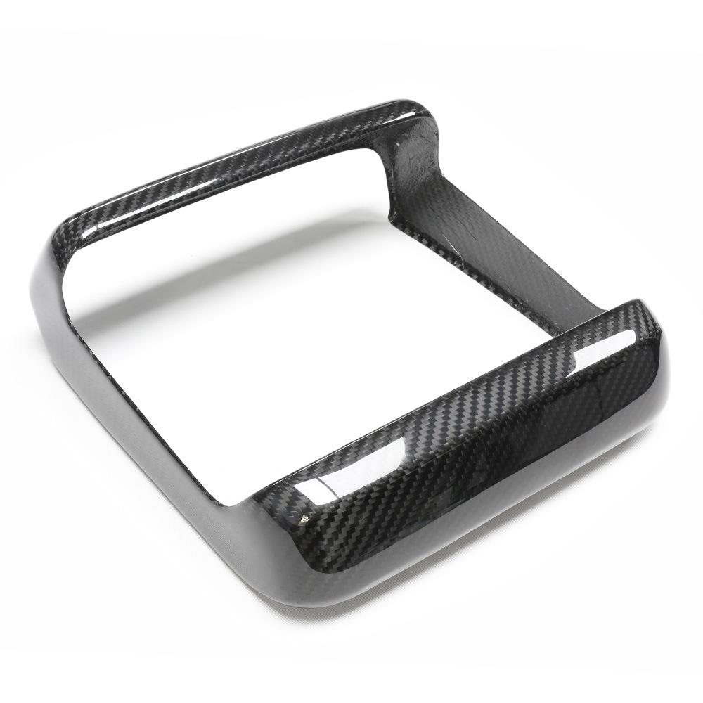 Tesla Model S/X Dry Carbon Fiber Rear Display Frame for Armrest Box