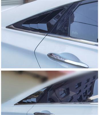 Für 2011-2014 Hyundai Sonata Türfenster Lamellenblende Scoop Abdeckung Zierleisten 2 Stück