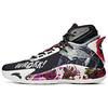 KT5 Basketball Shoes Men's High Top Black/White/Red 112041101S-1