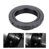 Lens Mount Adapter Aluminum Alloy Lens Adapter Ring for Canon EOS EF DSLR 650D 60D Supports Manual Thread Ring, T2/T-Mount 550D, Focus/Infinity Focus,