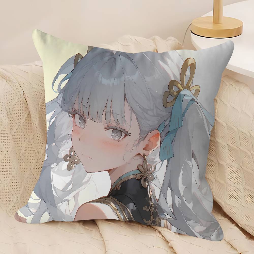 

Симпатичная наволочка J-Jinhsi, съемный моющийся чехол для подушки – Мягкий лен для любого сезона 12x12Inch