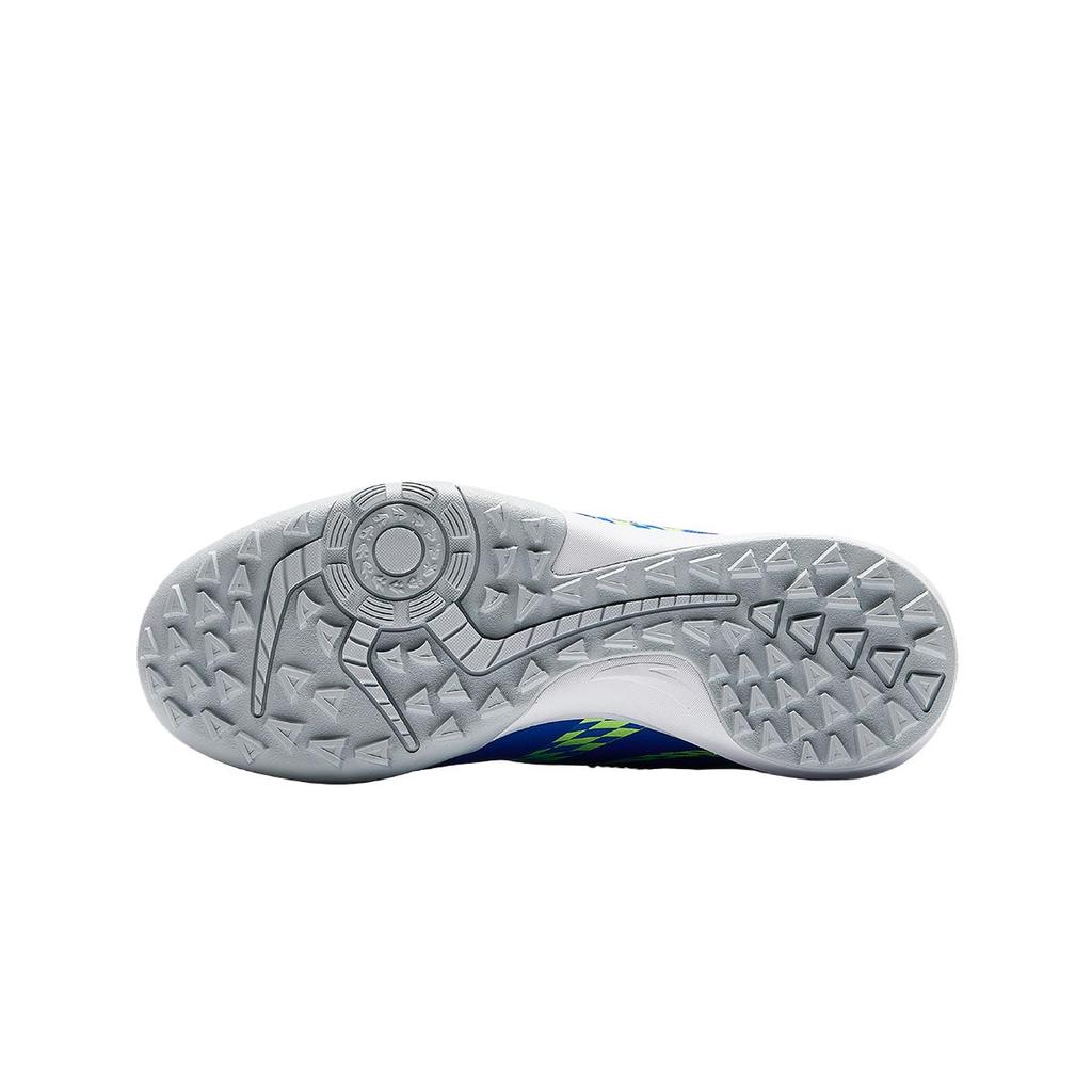 Anta Kids Synthetic Leather Comfortable Durable Non-Slip Wear-Resistant Low-Top Soccer Shoes Kids sneaker Blue 312442202-1