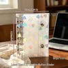 INS Style A6 Transparente Loseblatt-Handbuchhülle - Koreanisches ABC Flaches Abnehmbares A7/A8 Notizbuch DIY Cover