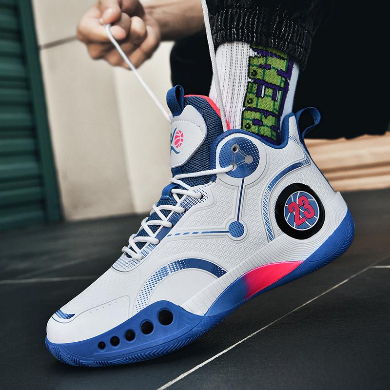 Sneakers Spring and Autumn New Men's High Top Basketball Shoes Boots Teen Student Competition Sneakers Couple Casual Shoes Women