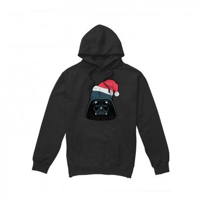 Mens Darth Vader Santa Christmas Hoodie