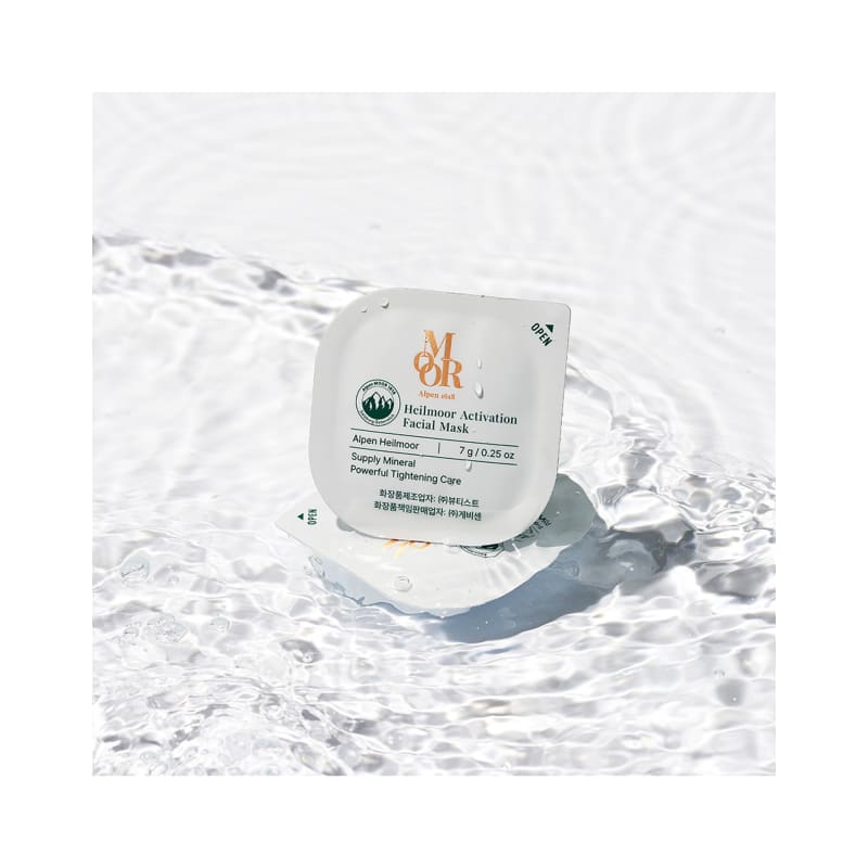 Alpenmoor 1618 Pore Pack (9 Pieces) Pore Tightening, Blackhead Exfoliating, Facial Wash-Off Pack