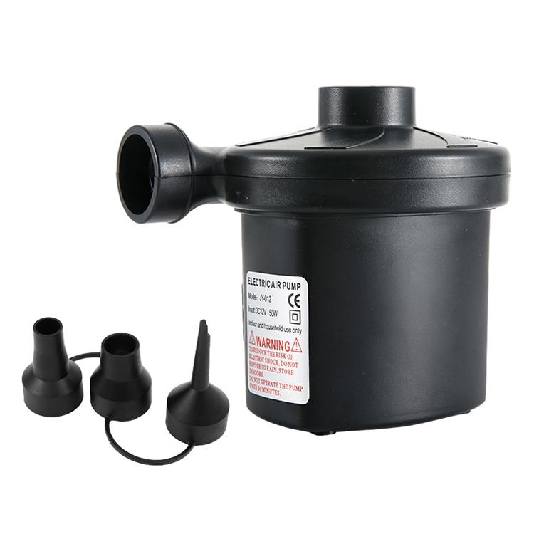 DC Electric Air Pump with 3 Nozzles 12V DC Perfect Inflator Deflator Pumps for Inflatables