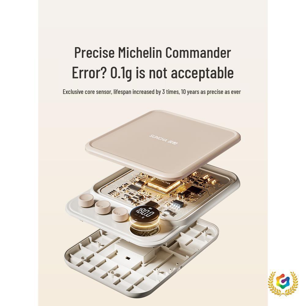 2025 High-Precision Electronic Kitchen Scale for Baking and Food Weighing