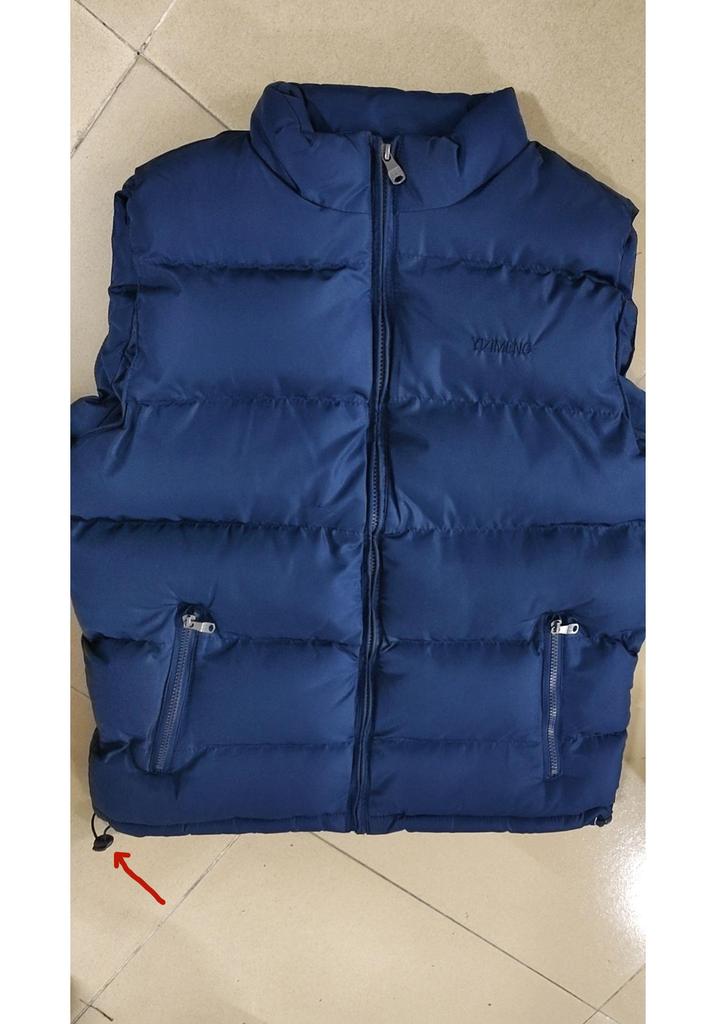 Men's Autumn/Winter Warm Down Cotton Vest - Cross-European Size