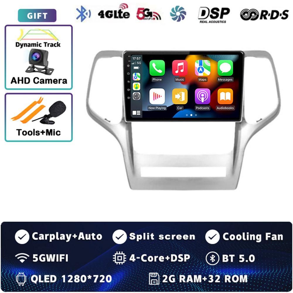 

Android 14 Carplay Auto для Jeep Grand Cherok 2008 - 2013 Автомобильный радиоприемник 4G+WIFI Плеер Мультимедиа srereo 360 Камера Навигация Видео
