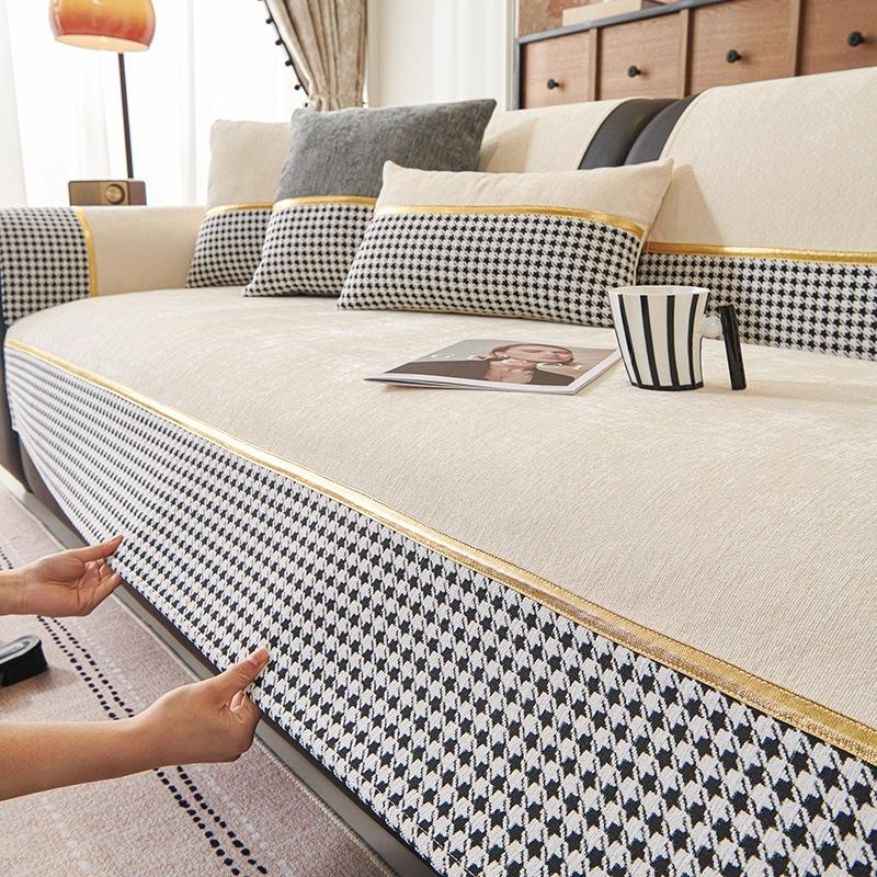 New Minimalist Sofa Cover All Seasons Thickened Anti Slip Sofa Cover Cushion Backrest Cover Cloth Towel Universal Seat Cushion