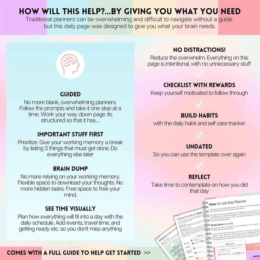 ADHD Daily Planner: Cross-Border Edition