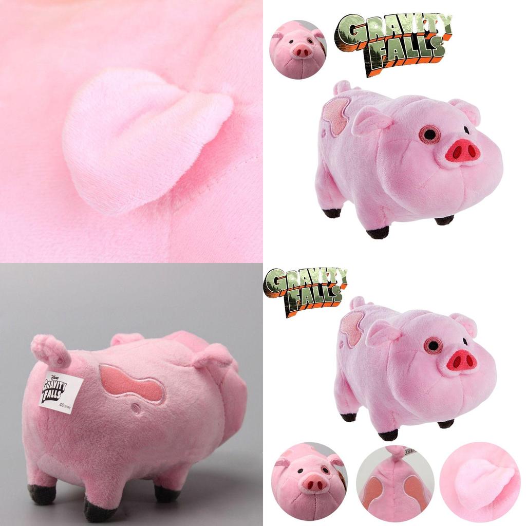 Gravity Falls Waddles Piggy Plush Toy Stuffed Animal Doll Kids Xmas Gift Decors