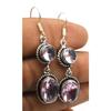 Amethyst Gemstone Ethnic Handmade Drop Dengle Earring Jewelry  ER 099