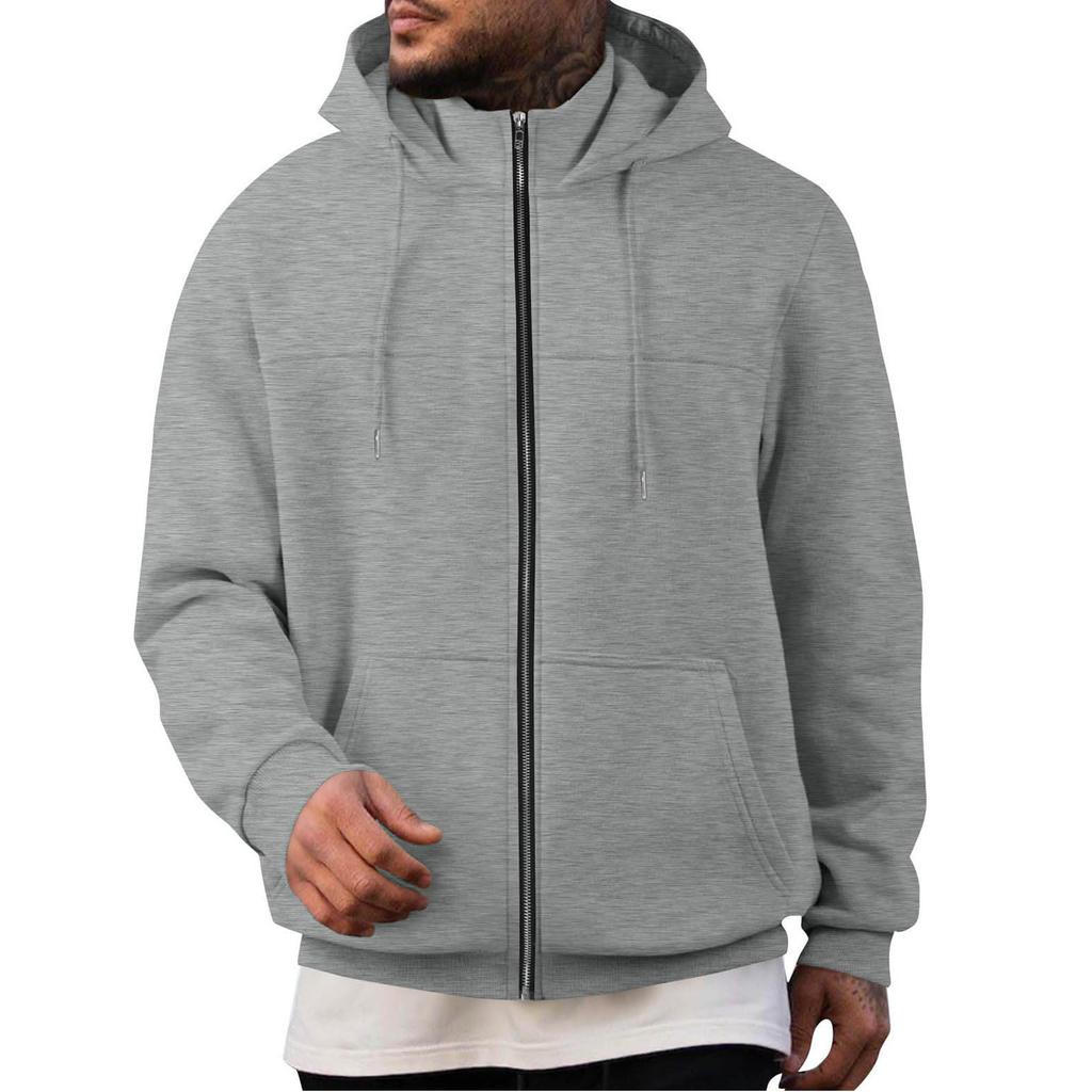 Men's Sweat Jacket With Hood Leisure Hooded Jacket Zip Hoodie Casual Sweatshirt Jacket Winter Hoodie With Zip Winter Jacket PlainJacket Hood