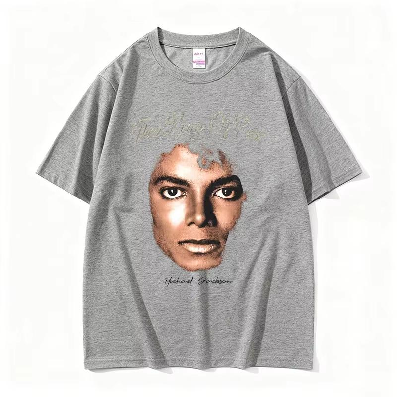 The King of Pop Michael Jackson Graphic Tshirt Men Women Fashion Casual Vintage T Shirts Tops Unisex Gothic Rock Streetwear