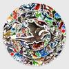 100 Dragon Graffiti Cartoon Animal Stickers for DIY Cool Decor - Waterproof for Skateboards, Water Bottles, and Suitcases