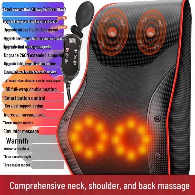 Enlong Electric Neck and Back Massage Pillow