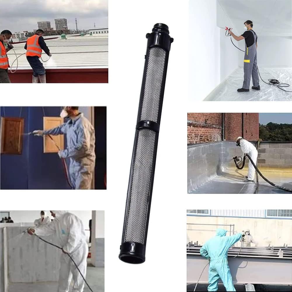 Airless Spray Gun Filter 287032 Compatible with Suitable for Most Spray Guns and Contractor II & FTx II Latex 60 Mesh 10pcs