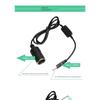 5V To 12V Cigarette Lighter Adapter Car USB To Cigarette Lighter Socket Female Connector for Dash Cam and Purifier