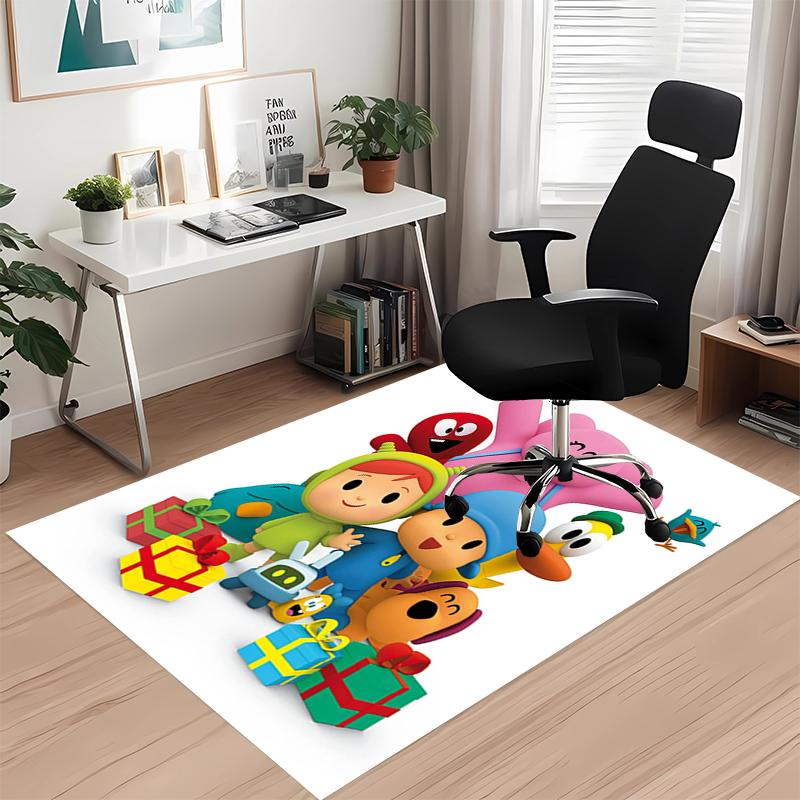Alfombra Estampada de Pocoyó, para Silla de Oficina Sala de Estar Dormitorio Cocina Decoración Regalos.