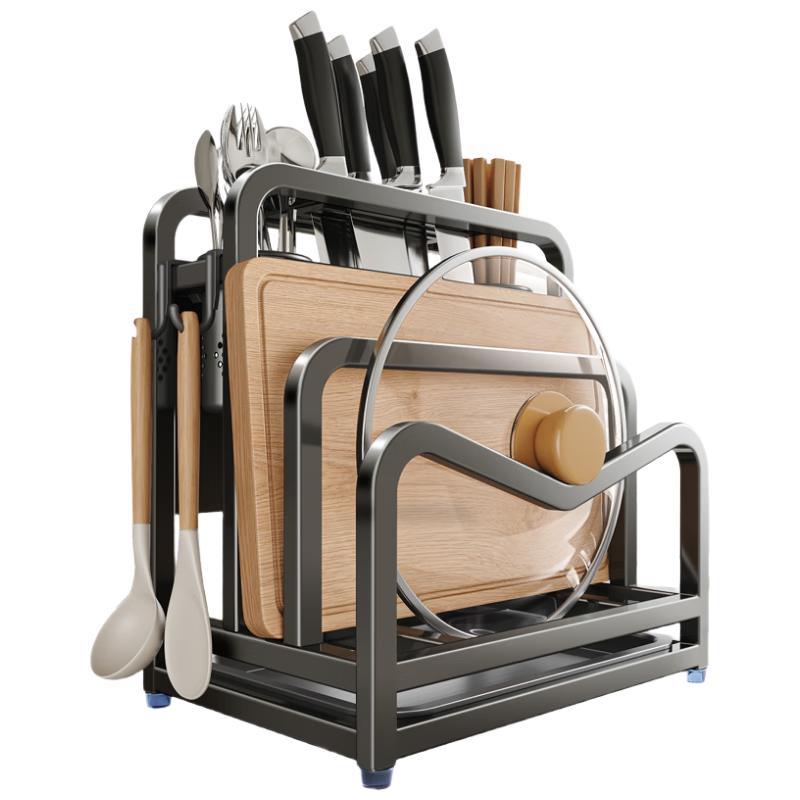 Cobbe Stainless Steel Kitchen Knife & Chopping Board Organizer