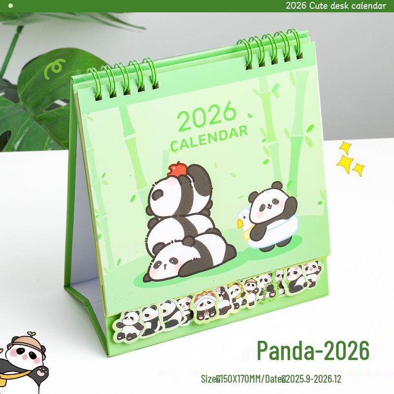 2026 Year of the Horse Creative Chinese Style Desk Calendar - Monthly, Small, Ornament, Perfect for Office or Student.