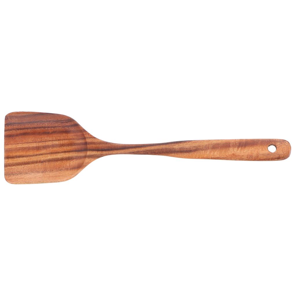 Wood Shovel Long Handle Cooking Turner NonStick Spatula Kitchen Utensils Kitchenware
