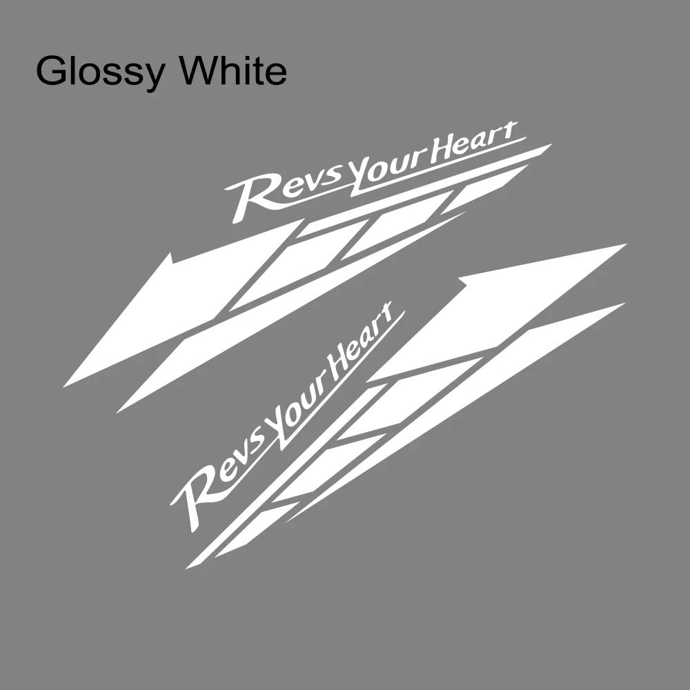 REVS YOUR HEART Motorcycle Stickers Creative Anti Scratch Vinyl Decals Motorbike Side Fairings Decoration Stickers For YAMAHA