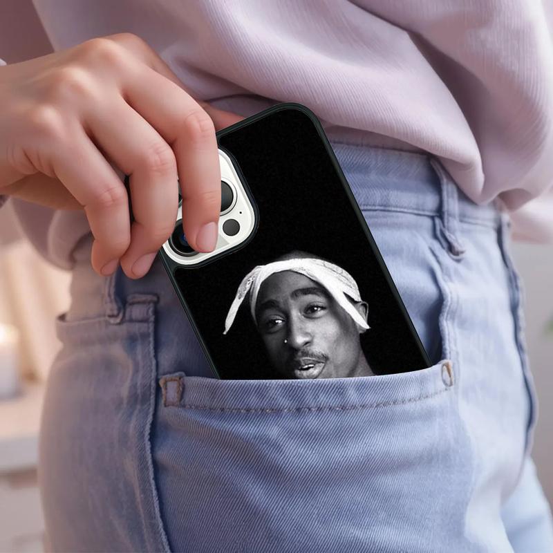 

Rapper 2pac singer T-Tupac Phone Case For iPhone 17 Air 15 16e 14 13 Pro Max Coque 12 11 Pro Max PLUS cover iPhone 13pro max