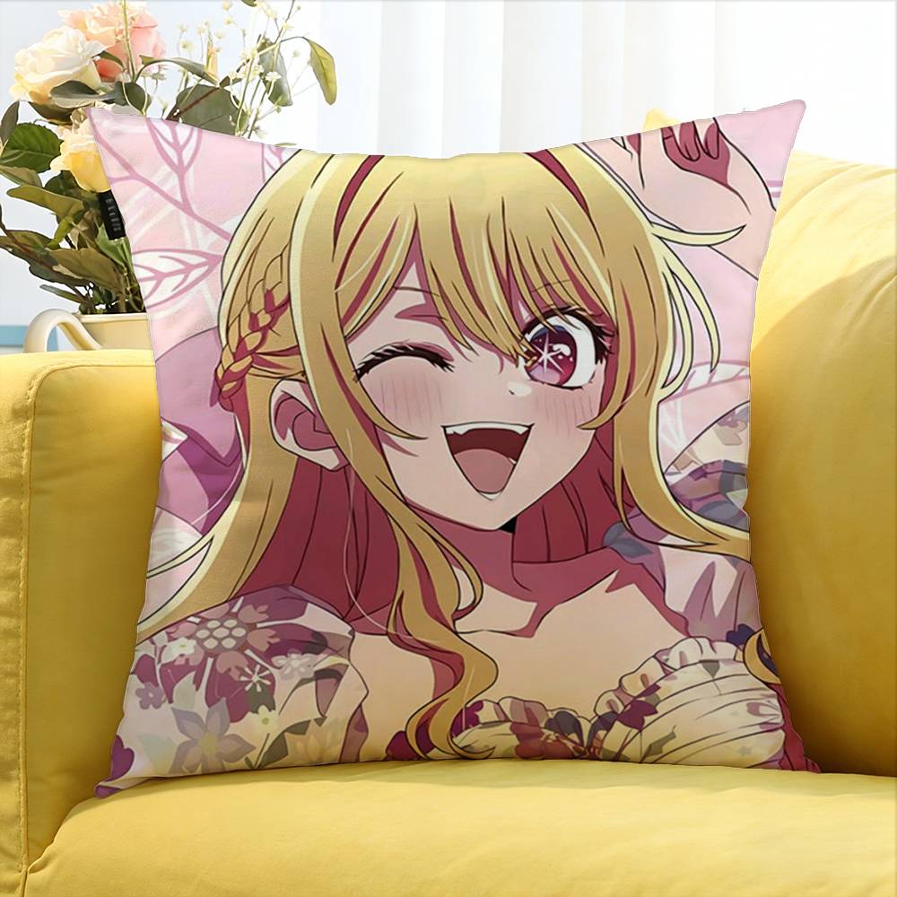 Ruby Hoshino Anime World Various Sizes Square Pillow Case For Car Home Bedchamber Decor