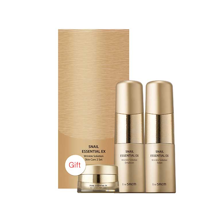 

[THE SAEM] Набор для ухода за кожей Snail Essential EX против морщин