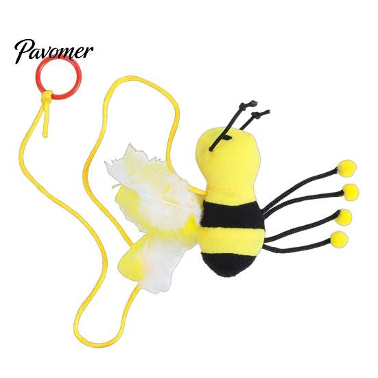 Interactive Door Hanging Cat Toys Bungee Plush Toy, Pull String Bouncy Dangler Kitten Self-Amusing for Solo Play Bouncing Animal Toy Indoor