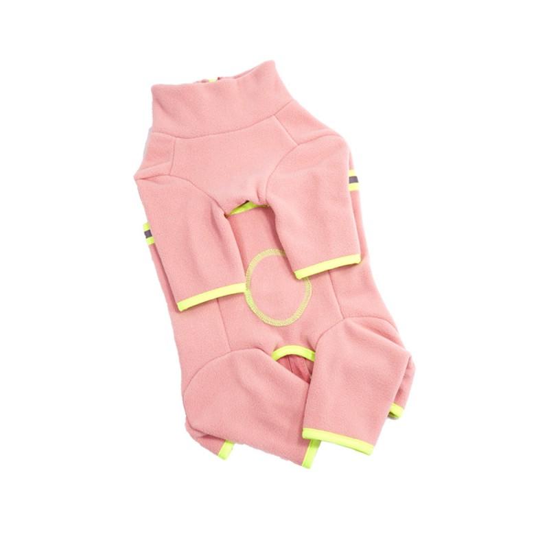 Warm Fleece Dog Jumpsuit Small Medium Breeds Full Body Coverage Winter Pet Coat