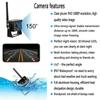 Car Visual Camera WiFi Wireless Rearview Mirror Vehicle Camera LED HD High Definition Rearview Camera Waterproof for Truck Bus