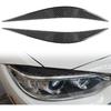 PSLER Carbon Fiber Headlight Eyelids for F80 M3 F82 F83 M4 F32 F33 14-18 | Headlight Eyebrows with Aggressive Look, Real Carbon Fiber Material,
