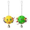 Birdcage Chewing Toy Tearing Puzzle Playful Balls Bird Teething and Grinding Toy Bird Cage Entertainment Hanging Toy
