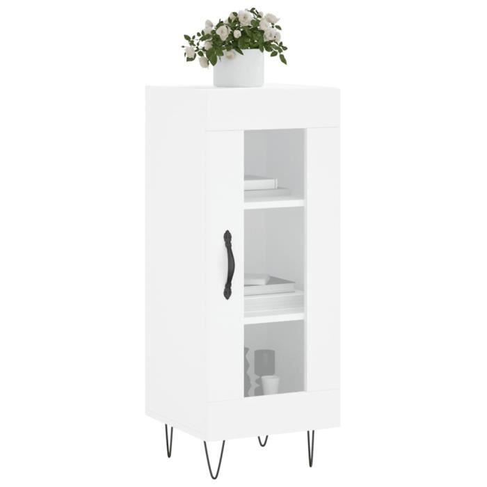 VidaXL Buffet blanc 34,5x34x90 cm bois d'ingénierie 828788