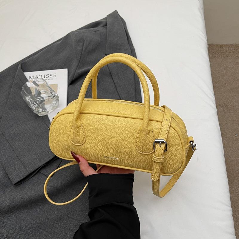 Versatile lychee pattern casual portable pillow bag women's spring new high-end shoulder armpit bag