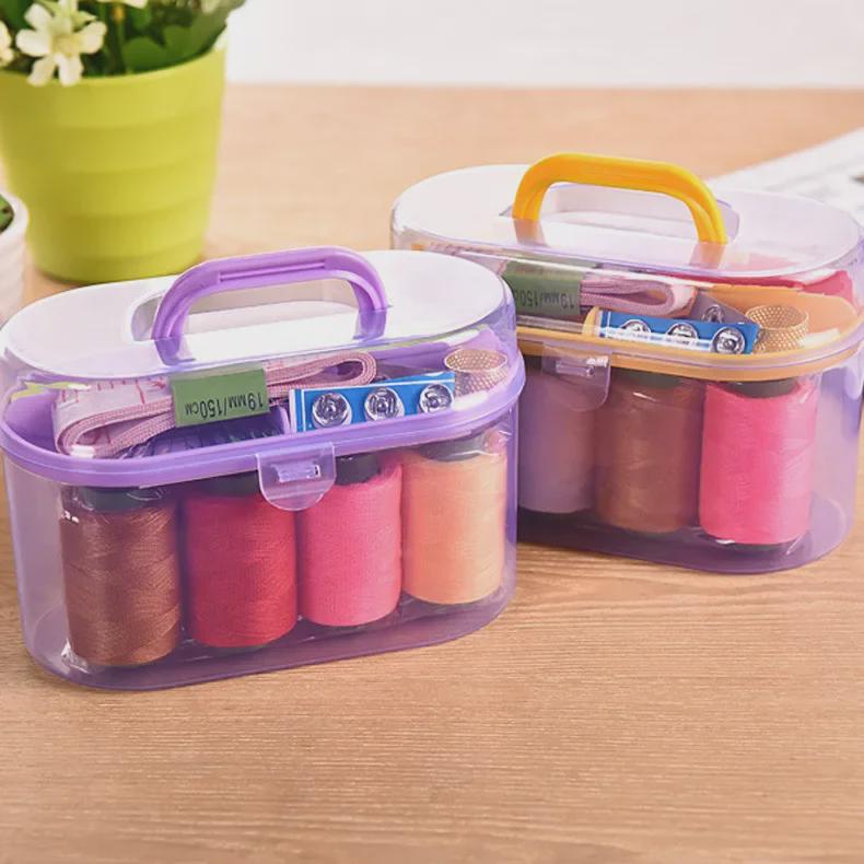 10-Piece Portable Sewing Kit with Multifunctional Storage