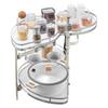 2 Tier Swing Left Blind Corner Cabinet Pull Out Soft Close Organizer