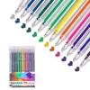 8/12/18 Farben Glitzer Gelstifte 1,0 MM Farbe Gelstift für Schule Büro Malbuch Notizbücher Zeichnen Kritzeln DIY Kunst Marker