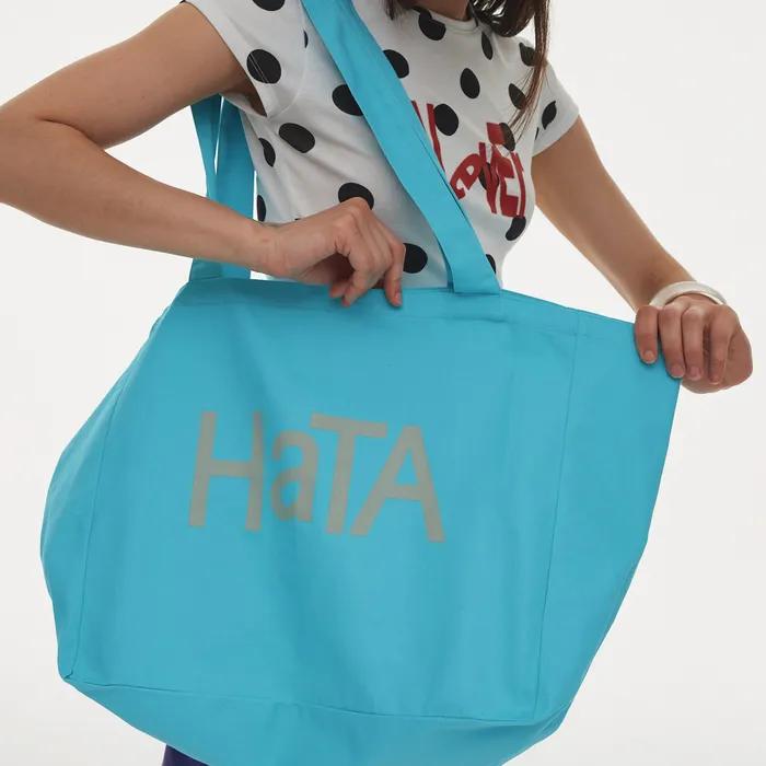 HaTA Signature Eco Bag_Aqua Blue