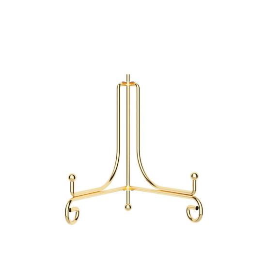 Iron Plate Stand Foldable Picture Frame Display Stand Small Tabletop Easel Holder for Display Photo Frames Plates Card Record Book