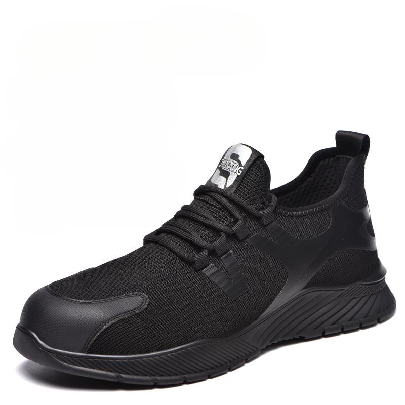 Men's Labor Insurance Shoes, Breathable and Lightweight, Anti-smashing and Anti-piercing Steel Baotou Work Shoes