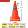 Reflective Traffic Cone: Road Safety Barrier for Vehicles & Pedestrians