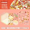 2pcs fun 3d landscape sticker Planner Creativity Decorative Hand Account Hand Account  Scrapbooking material